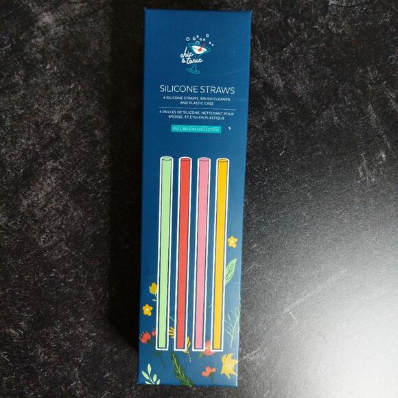 Chic & Tonic Silicone Straws - Size O/S - NIP - Picture 2 of 6